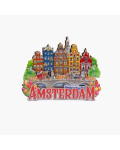 Amsterdam Canal view Magnet