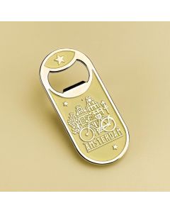 Bottle Opener Magnet - Cream